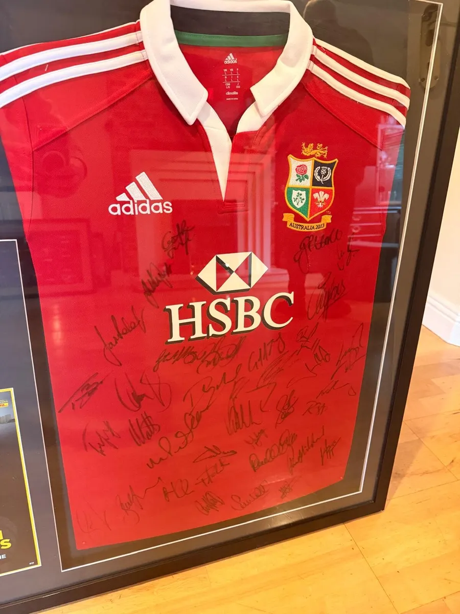 British&Irish Lions vs Wallabies Signed Jerseys - Image 3