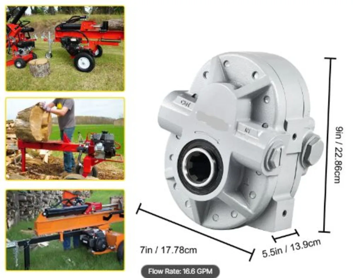 Hydraulic Pump 16.6GPM Hydraulic Motor 540RPM Log - Image 4