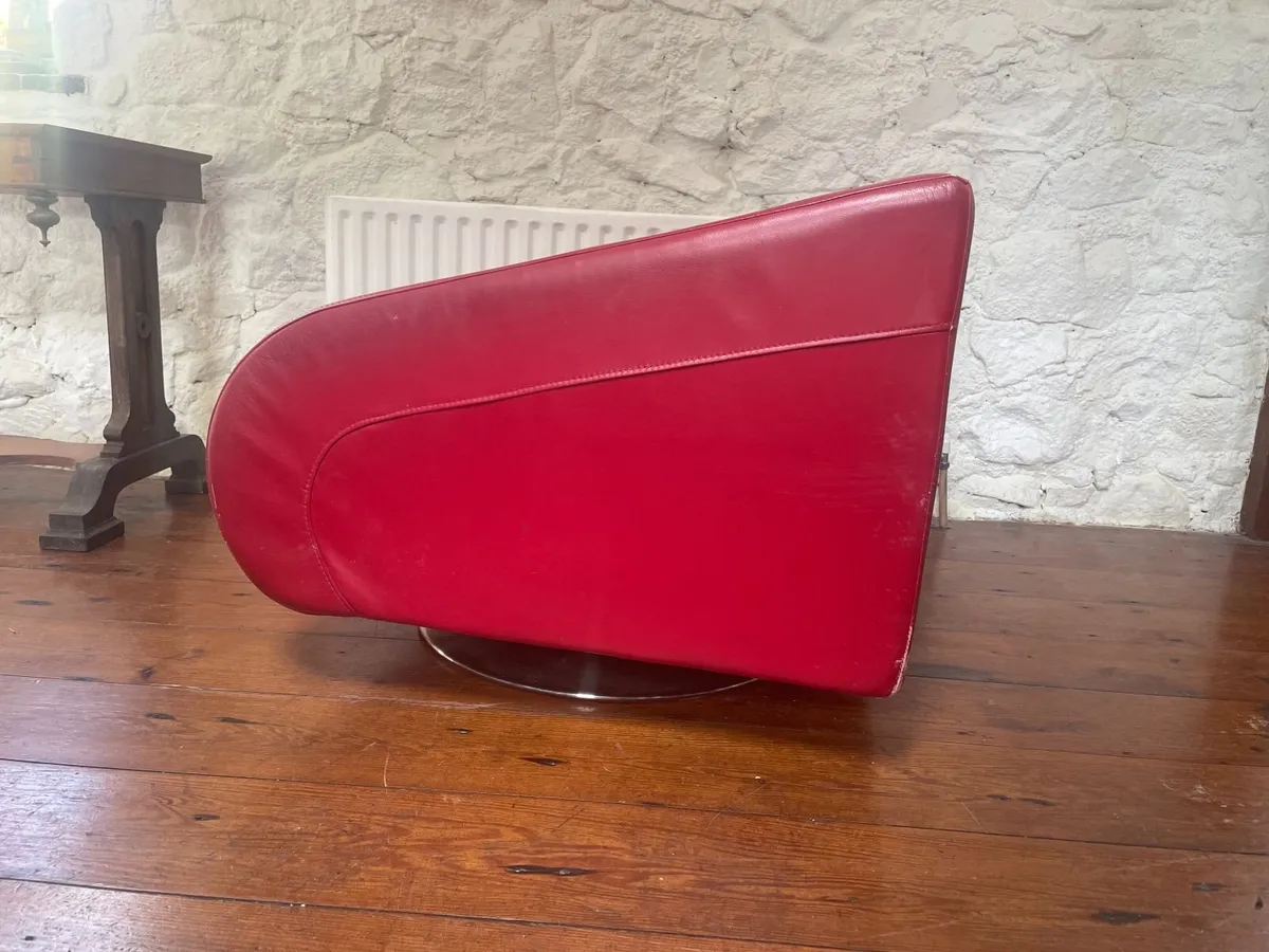 Leather swivel chair - Image 2