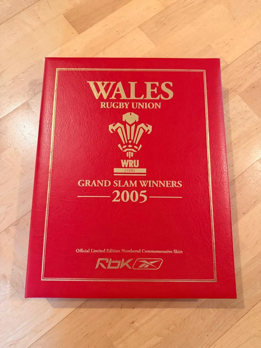 2005 Wales Grand Slam Boxed Signed Jersey - Image 3