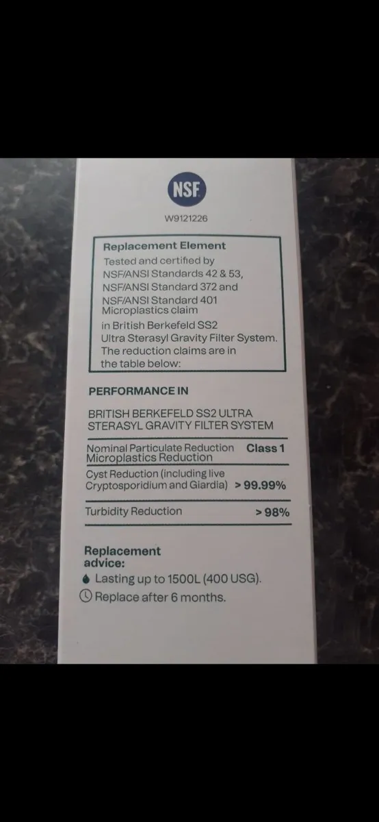Berkefeld ultra sterasyl ceramic filter - Image 2
