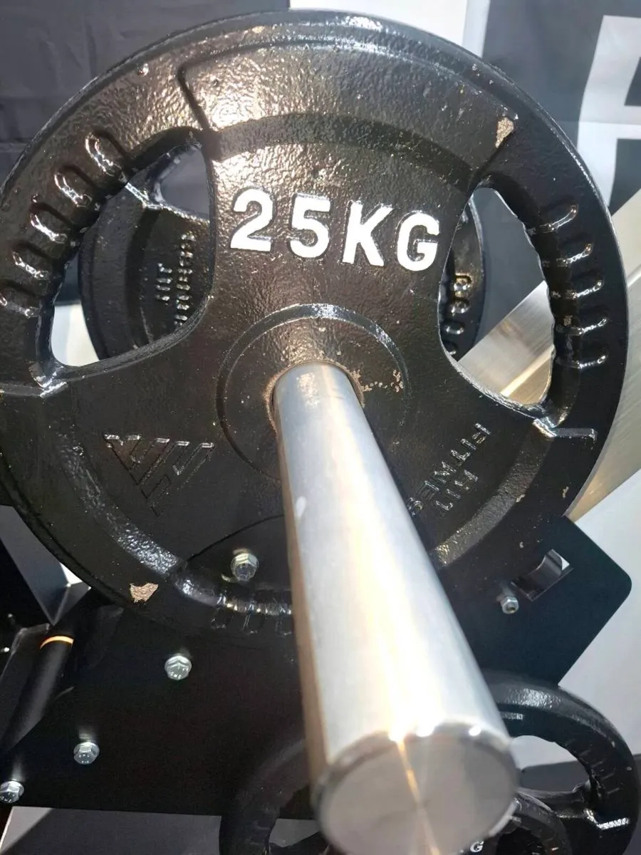 250KG Cast Iron Olympic Weight Plates - Image 3