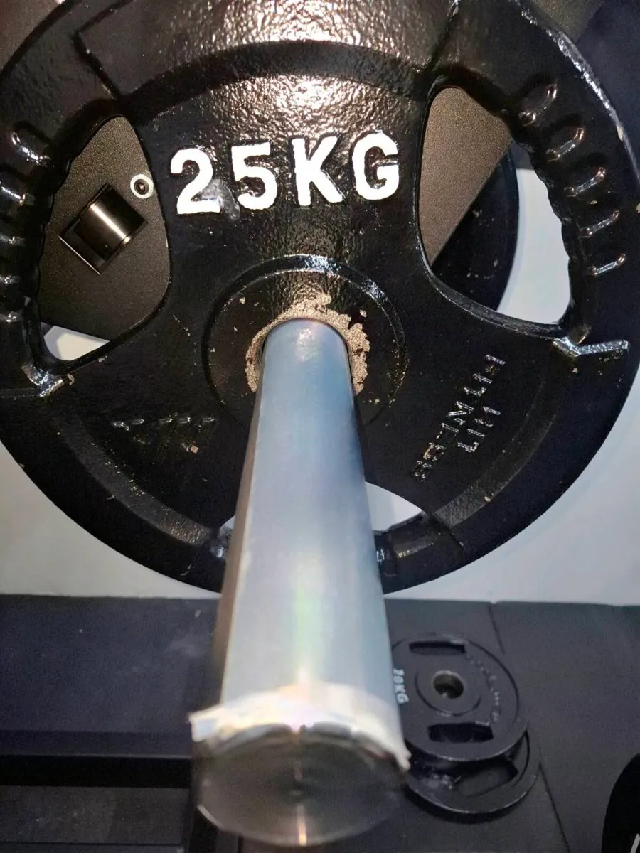 250KG Cast Iron Olympic Weight Plates - Image 4
