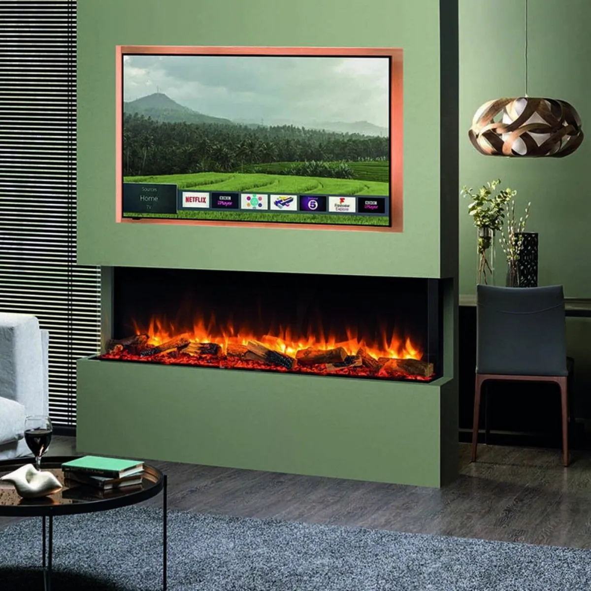 Gazco eReflex 150RW - 3-sided electric fire - Image 2