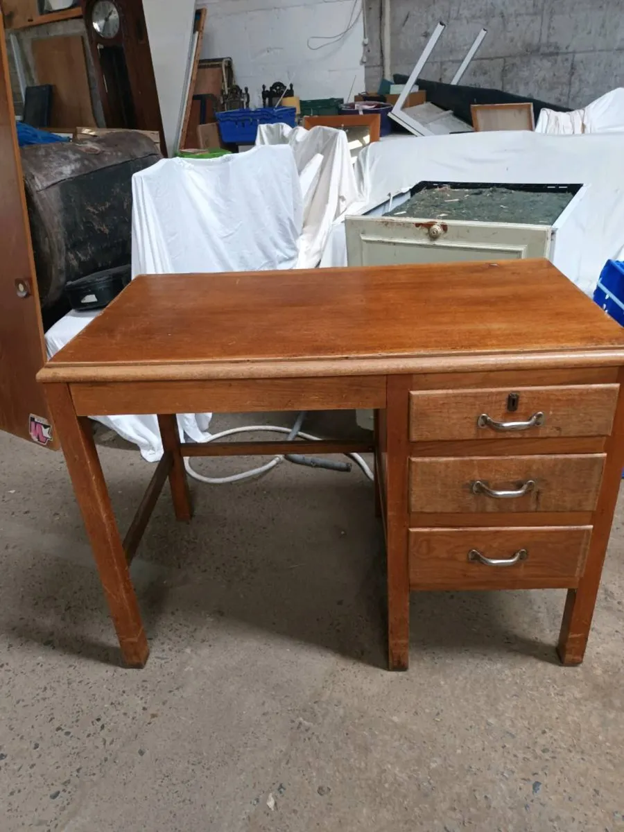 Traditional Pine Desk - Image 2