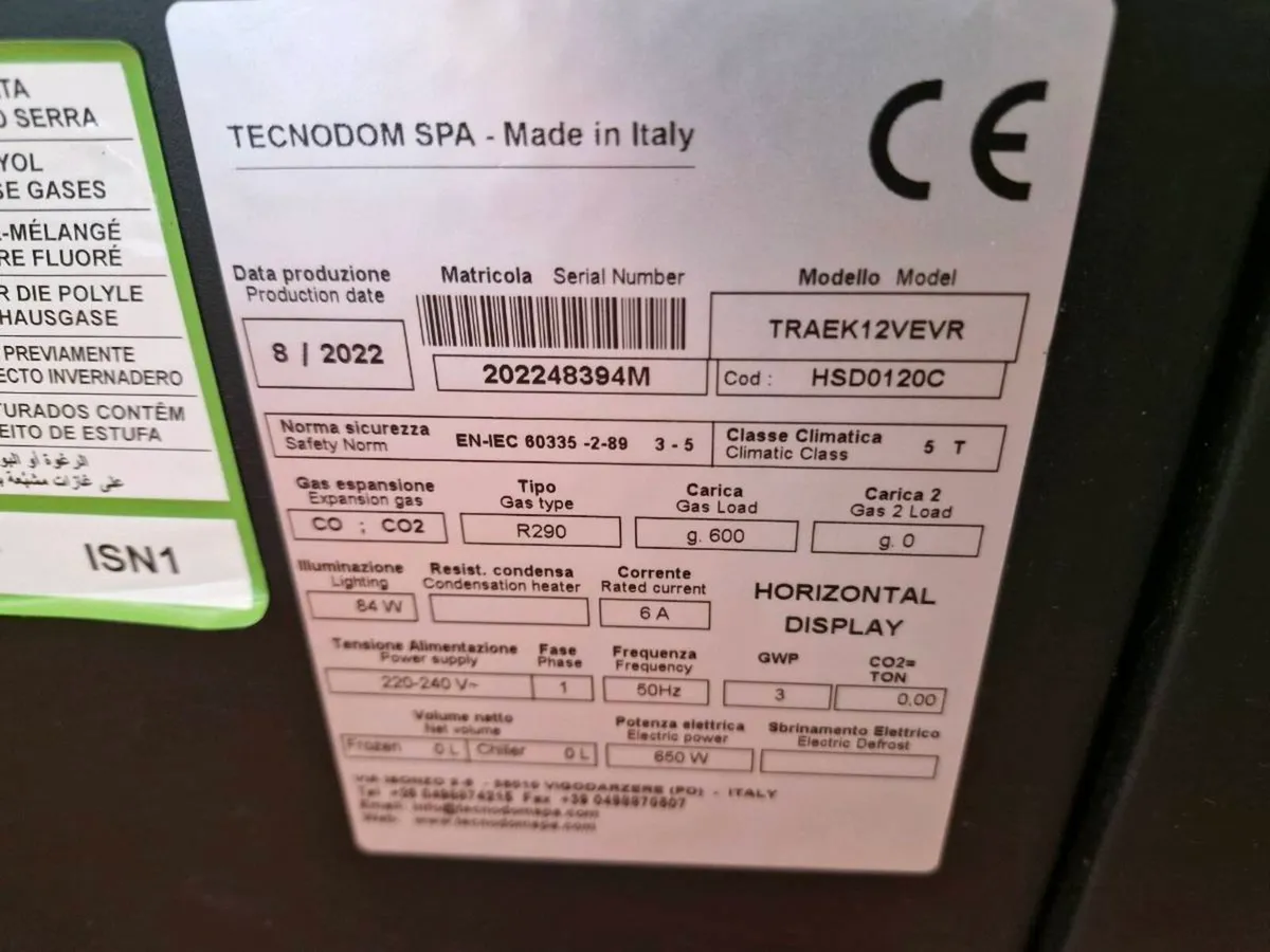 Teconodom 1200mm Cake Display Fridge - Image 4