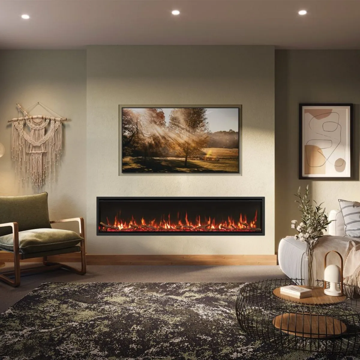 Gazco FireFX Atmos 195R built-in electric fire - Image 1