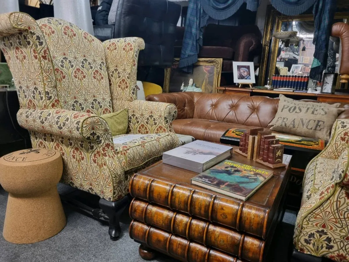 Over size queen ann chairs