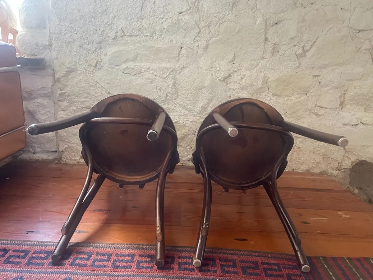 Two Bentwood Café Chairs - Image 3