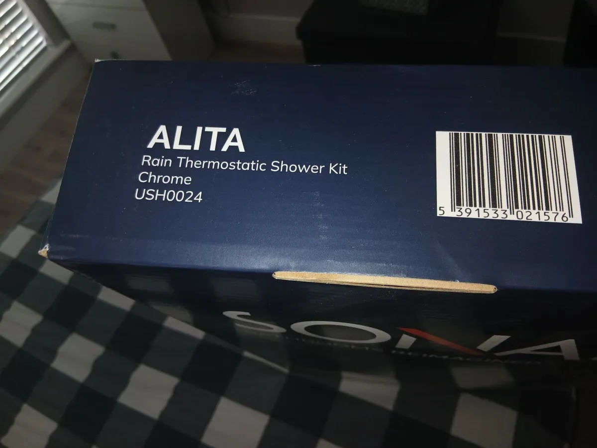 Sonas Alita Rain Thermostatic Shower Kit – Chrome - Image 2