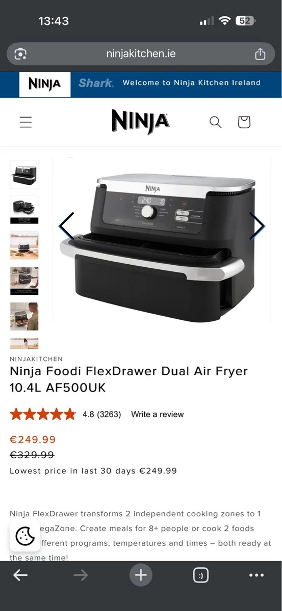 Ninja foodi 10.4 Airfryer (NEW)