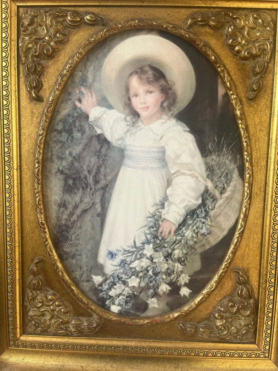 Ornate gold frame print - Image 2