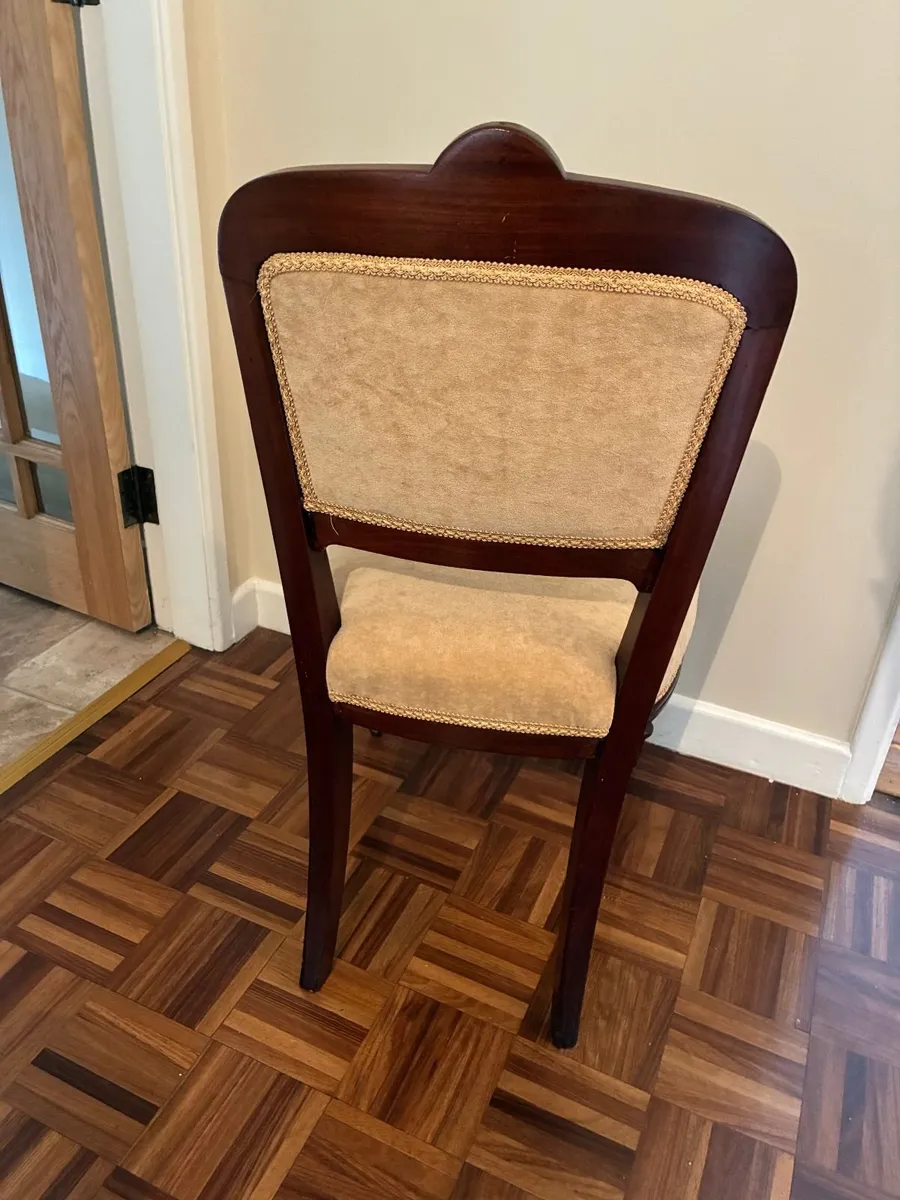 Mahogany dining chairs - Image 3