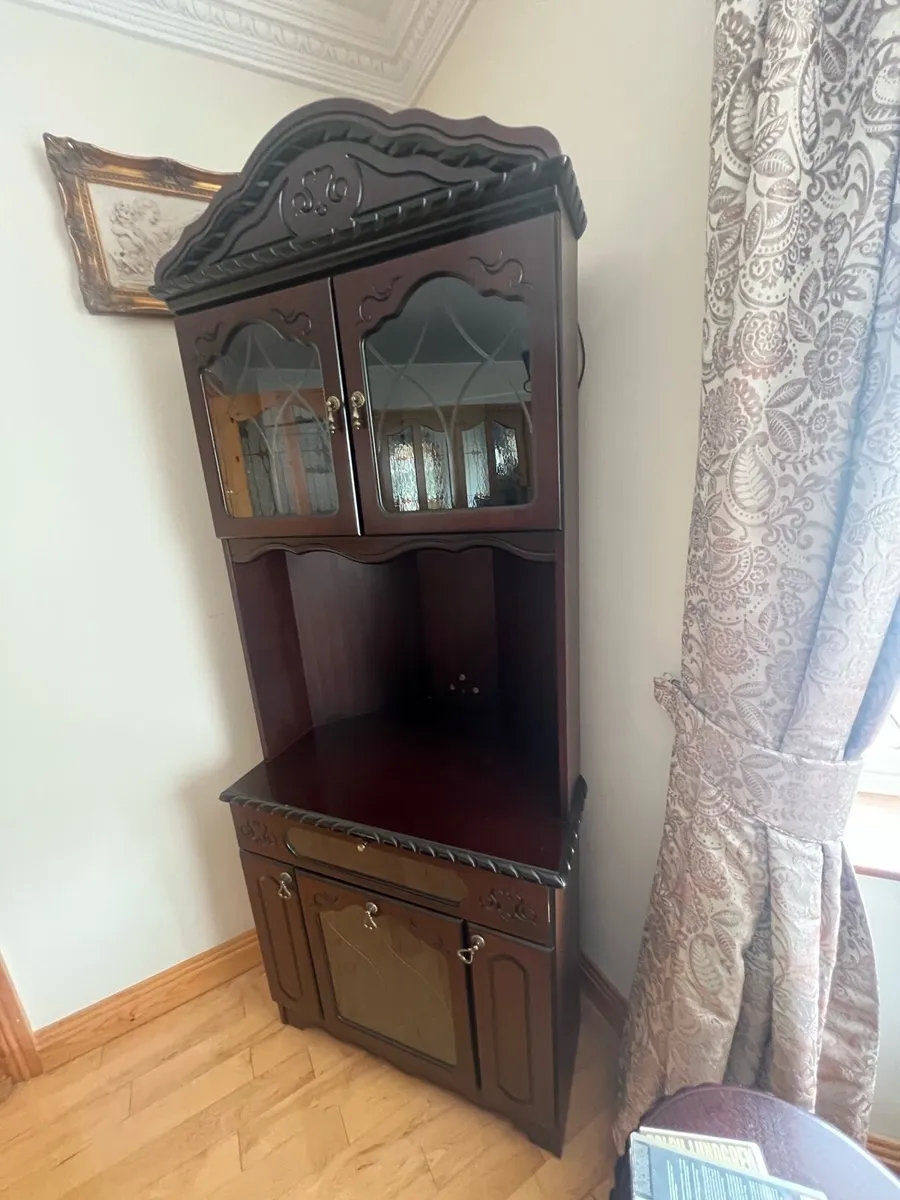 2 mahogany cabinets - Image 2
