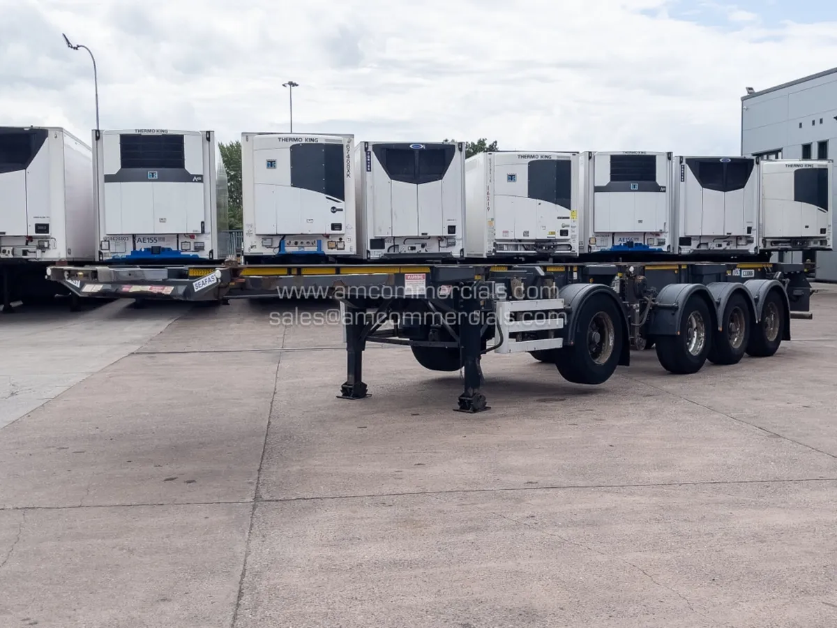 2011 DENNISON SPLITER SKELETAL TRAILER W EXTRA - Image 3