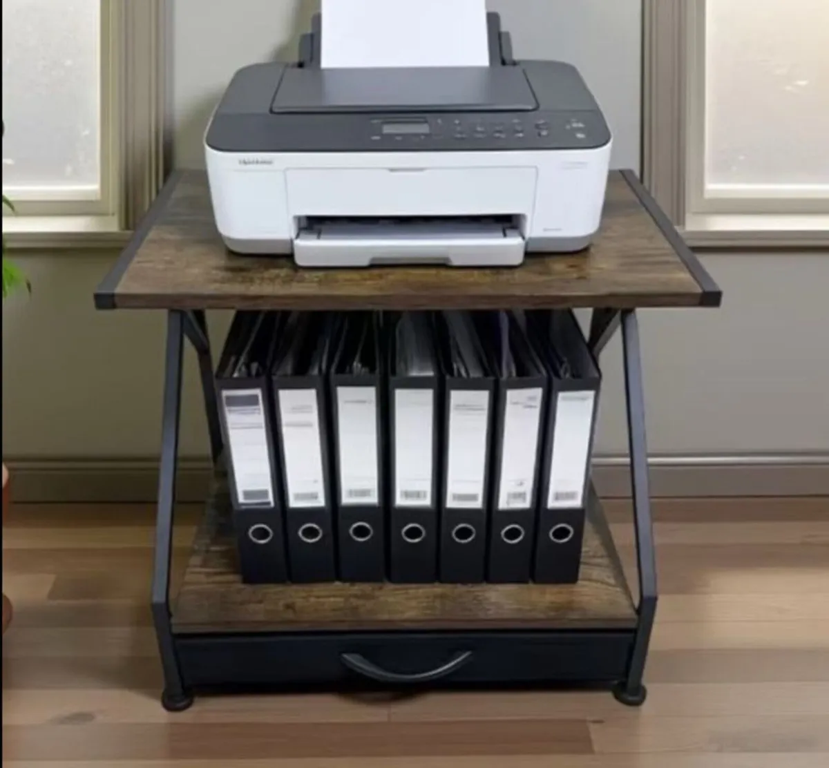 Printer shelf storage organizer - Image 1
