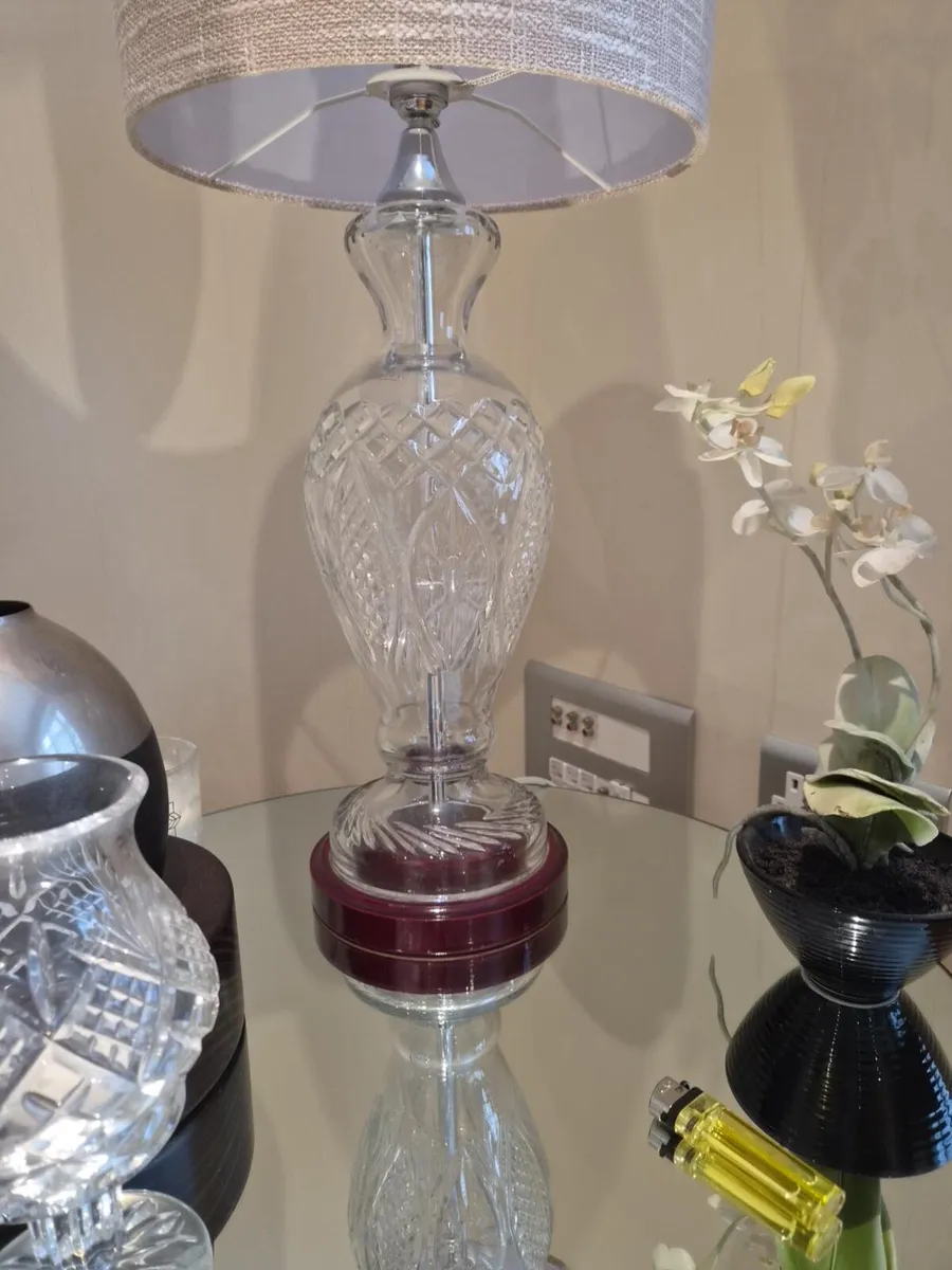 Vintage Galway Crystal Table Lamp - Image 1