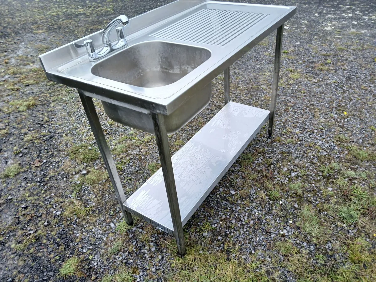Staneless steel cabbinet sink unit complete - Image 3