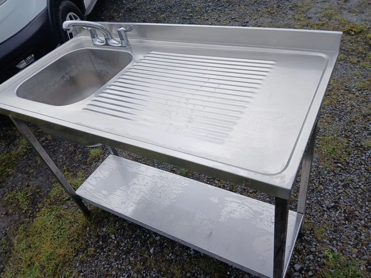 Staneless steel cabbinet sink unit complete - Image 4