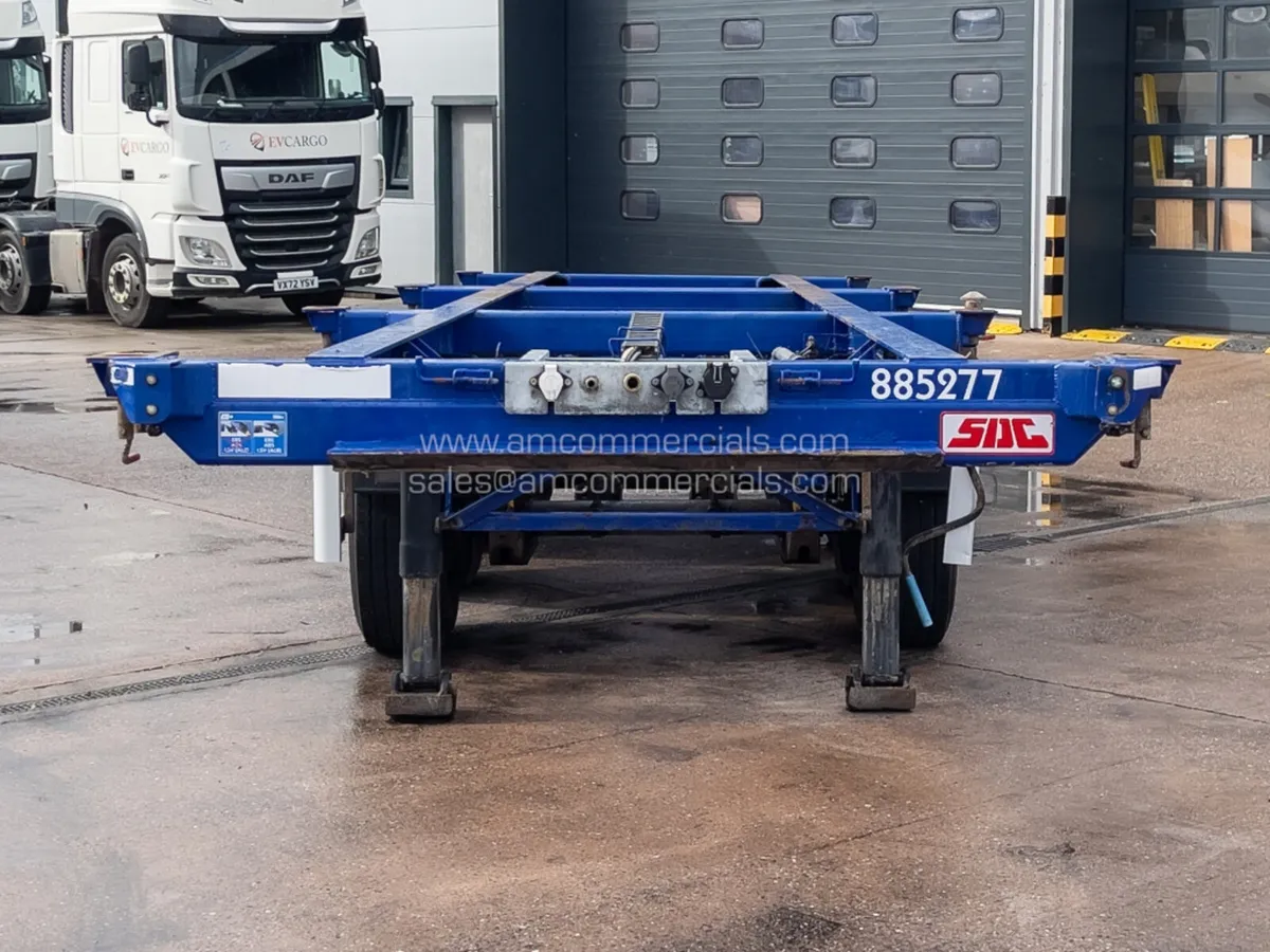 2014 SDC SLIDING SKELETAL TRAILER - Image 2