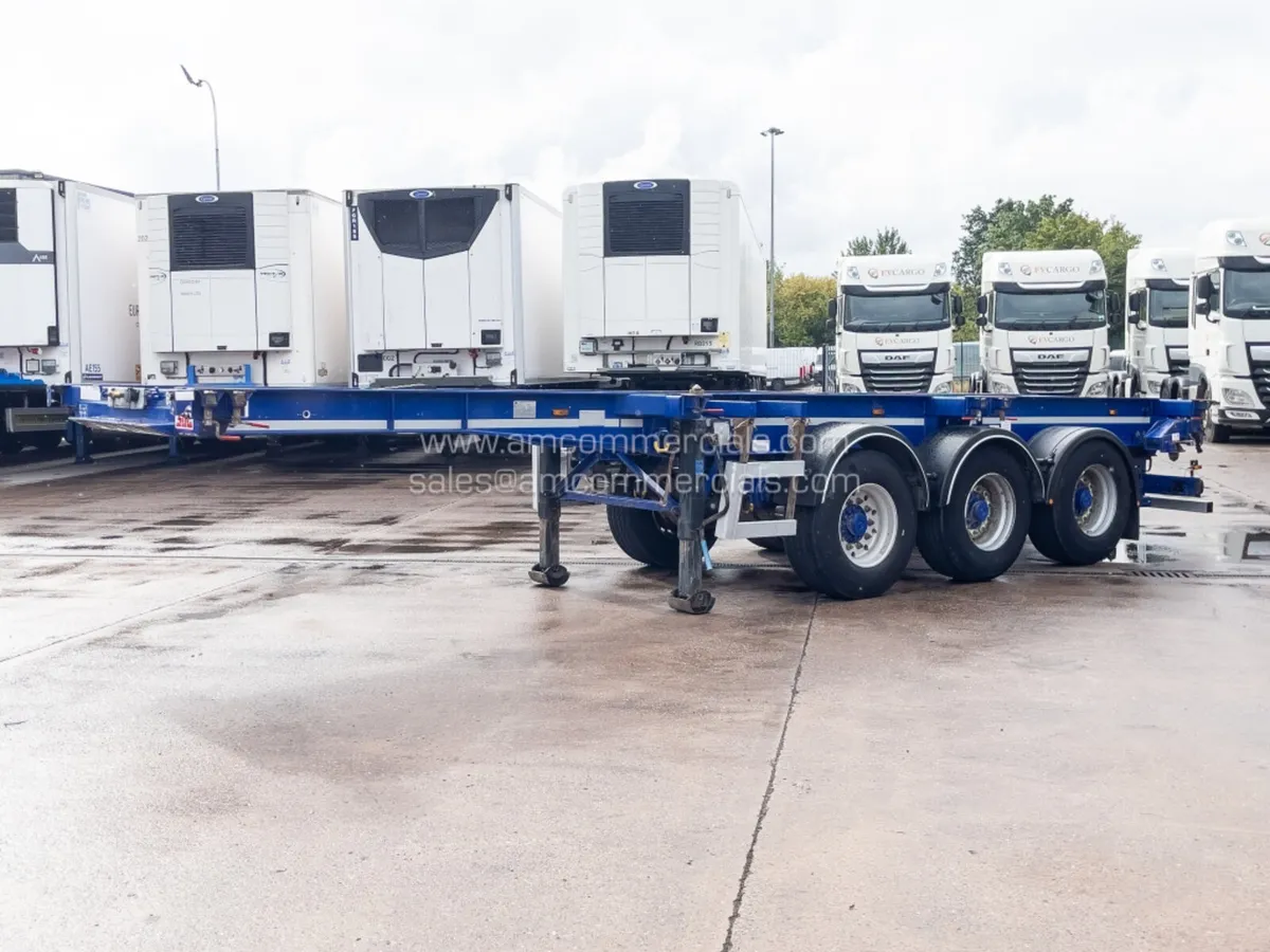 2014 SDC SLIDING SKELETAL TRAILER - Image 3