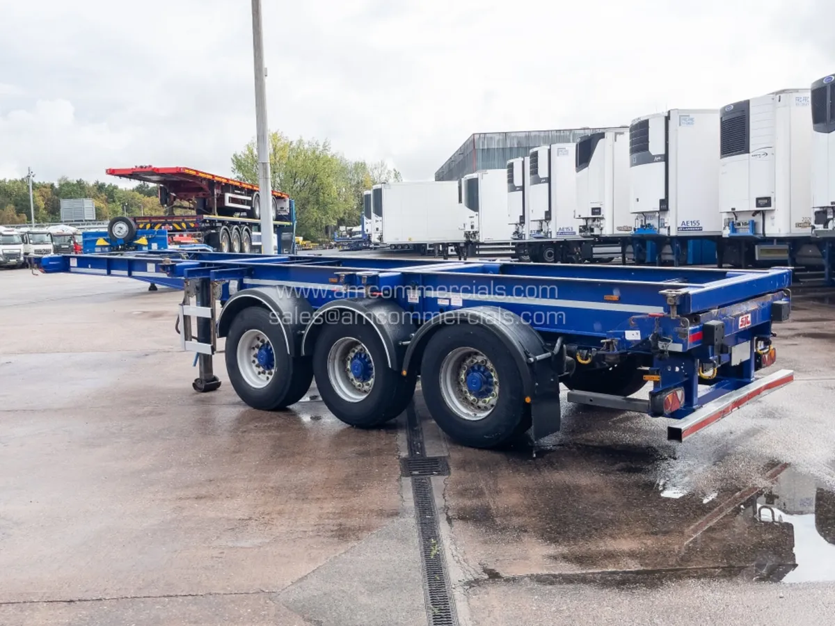 2014 SDC SLIDING SKELETAL TRAILER - Image 4