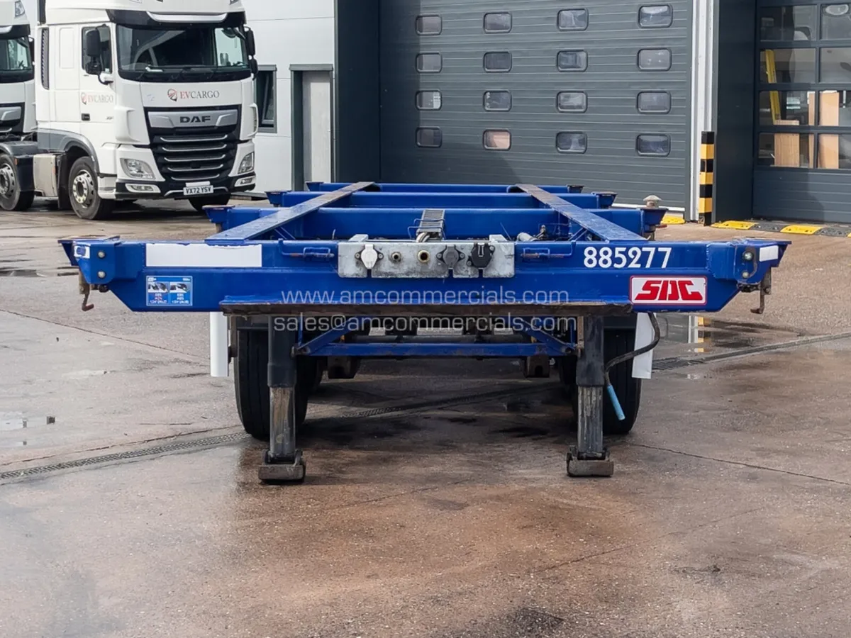 2014 SDC SLIDING SKELETAL TRAILER - Image 2