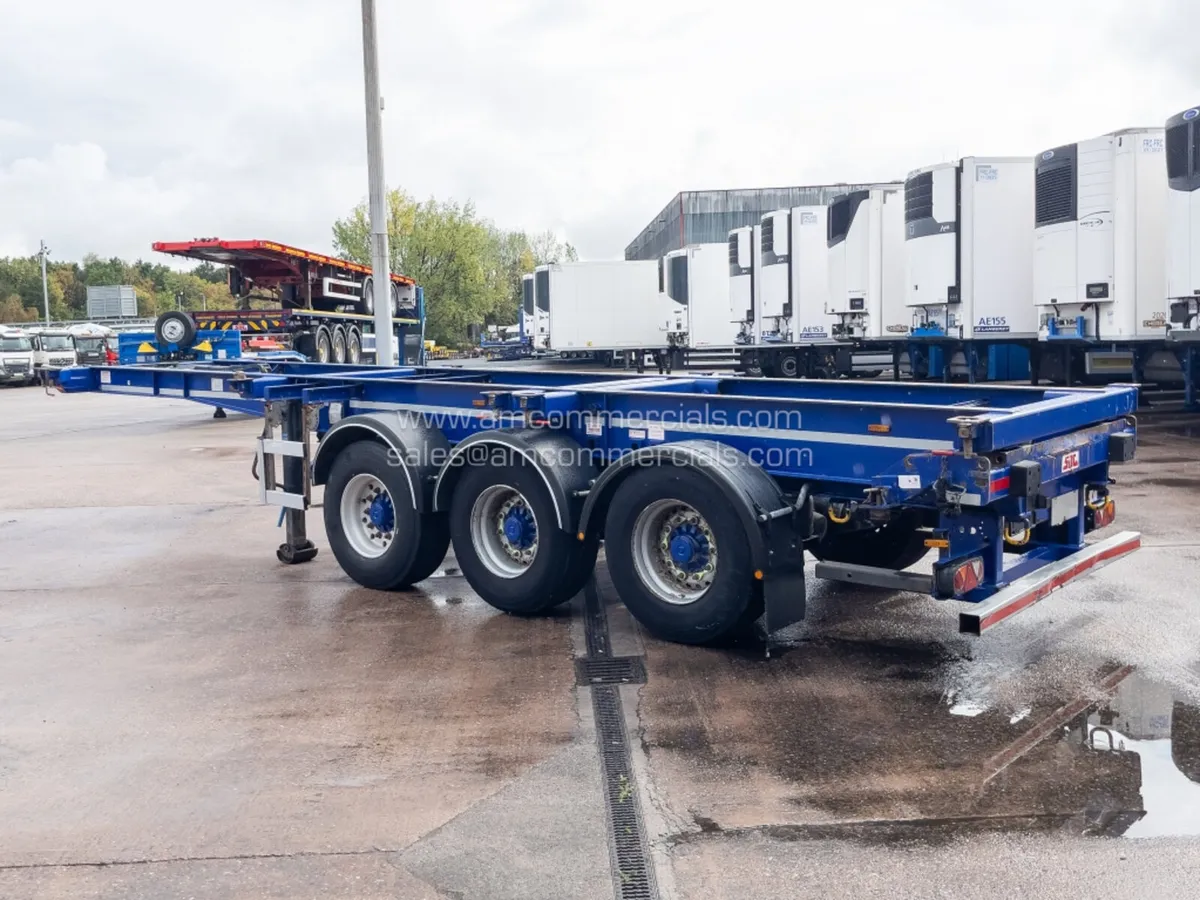 2014 SDC SLIDING SKELETAL TRAILER - Image 4