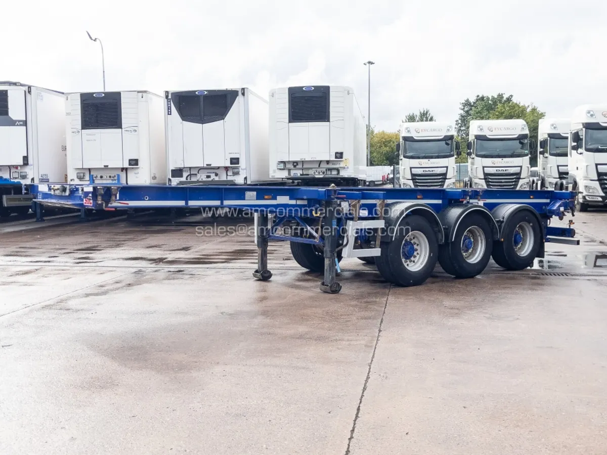 2014 SDC SLIDING SKELETAL TRAILER - Image 3