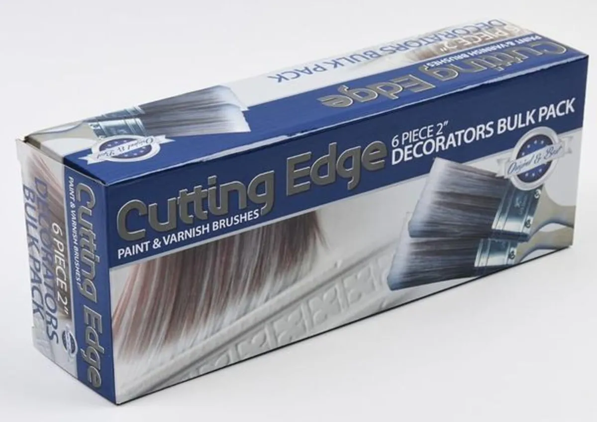 Brand New Cutting Edge 2" Paint & Varnish Brushes - Image 1