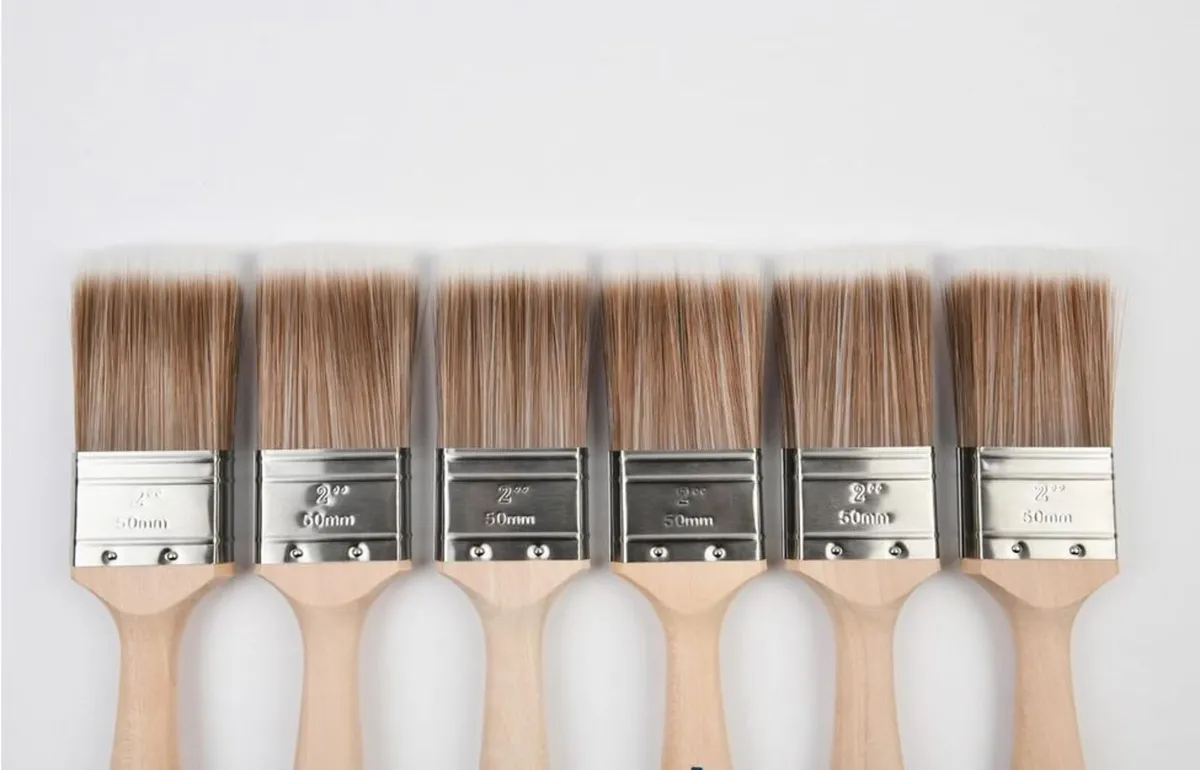 Brand New Cutting Edge 2" Paint & Varnish Brushes - Image 2