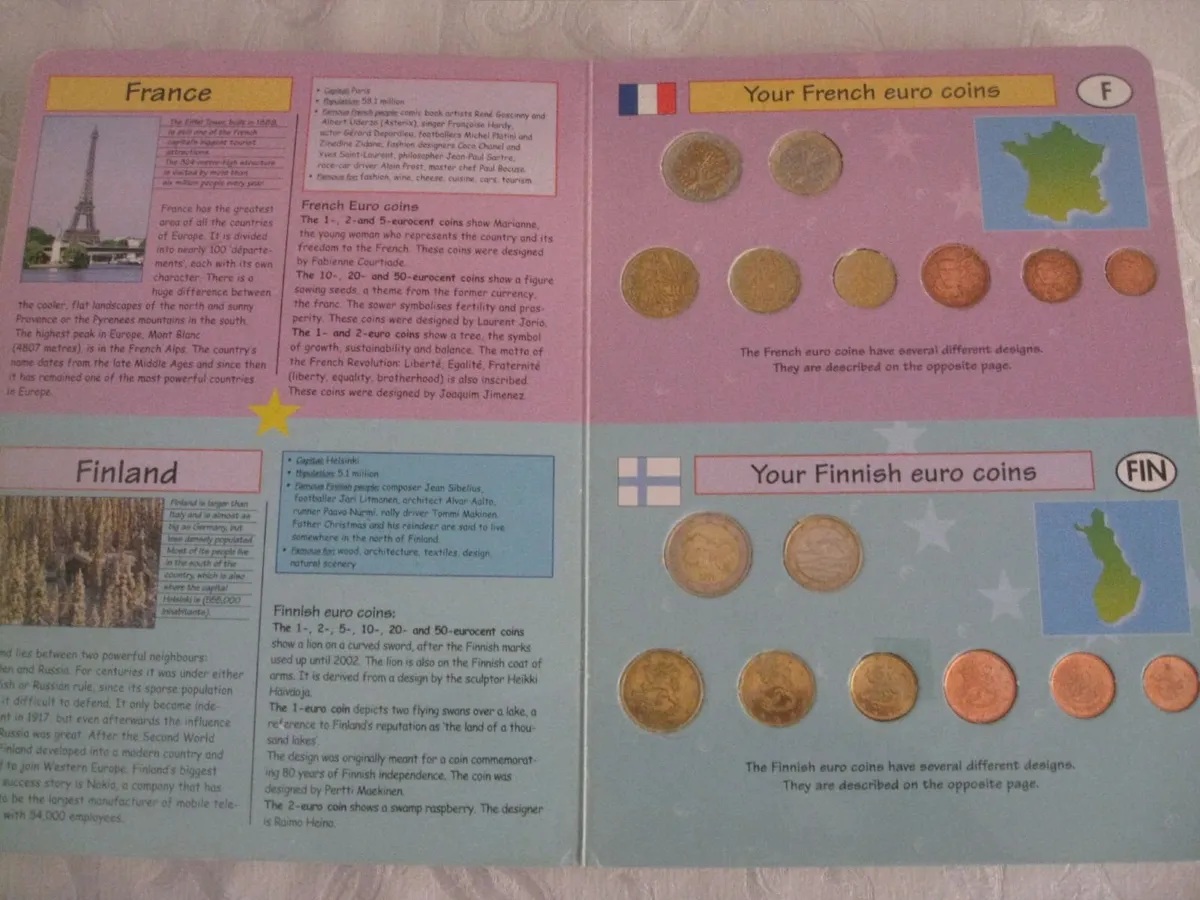 Euro Collection Folder - 65 Euros - Image 1