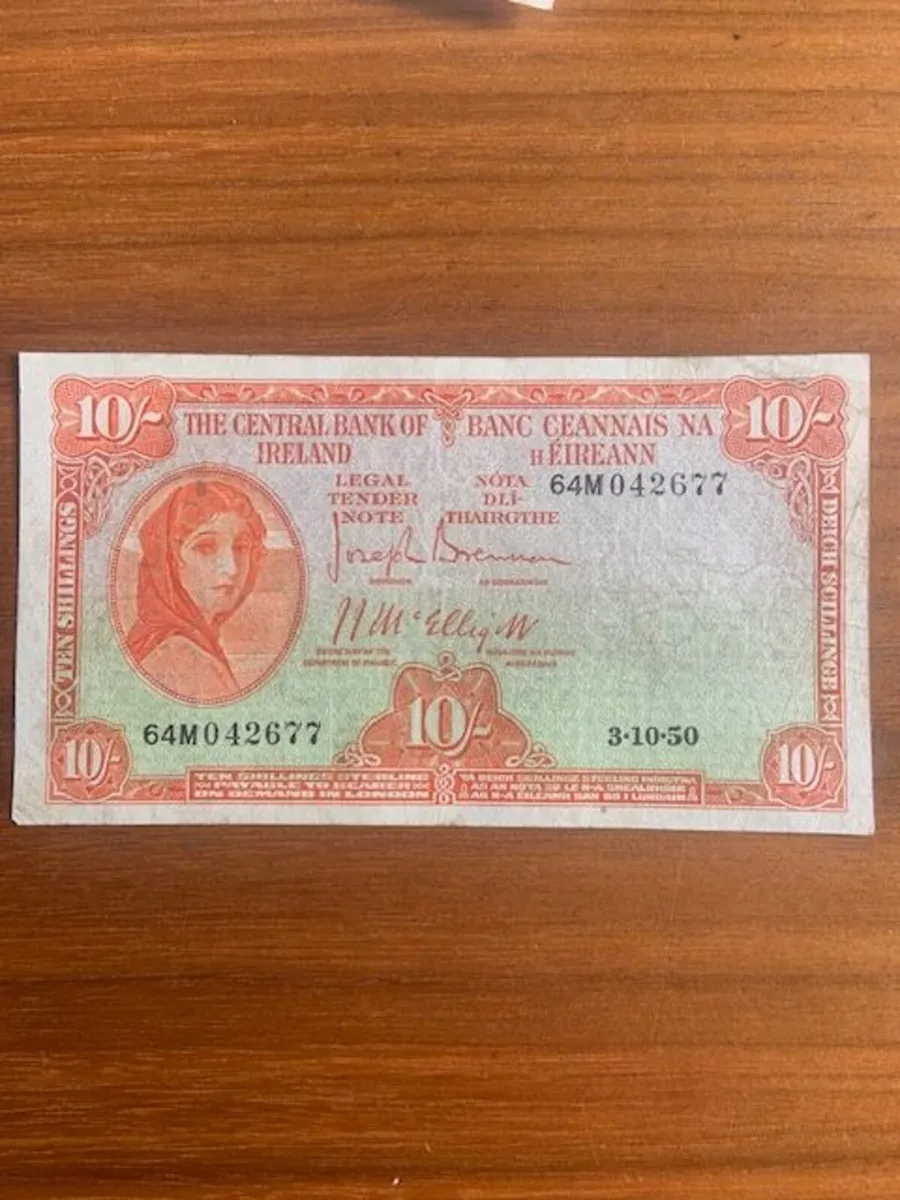 10 Shilling Lavery Notes - 40 Euros Each - Image 3