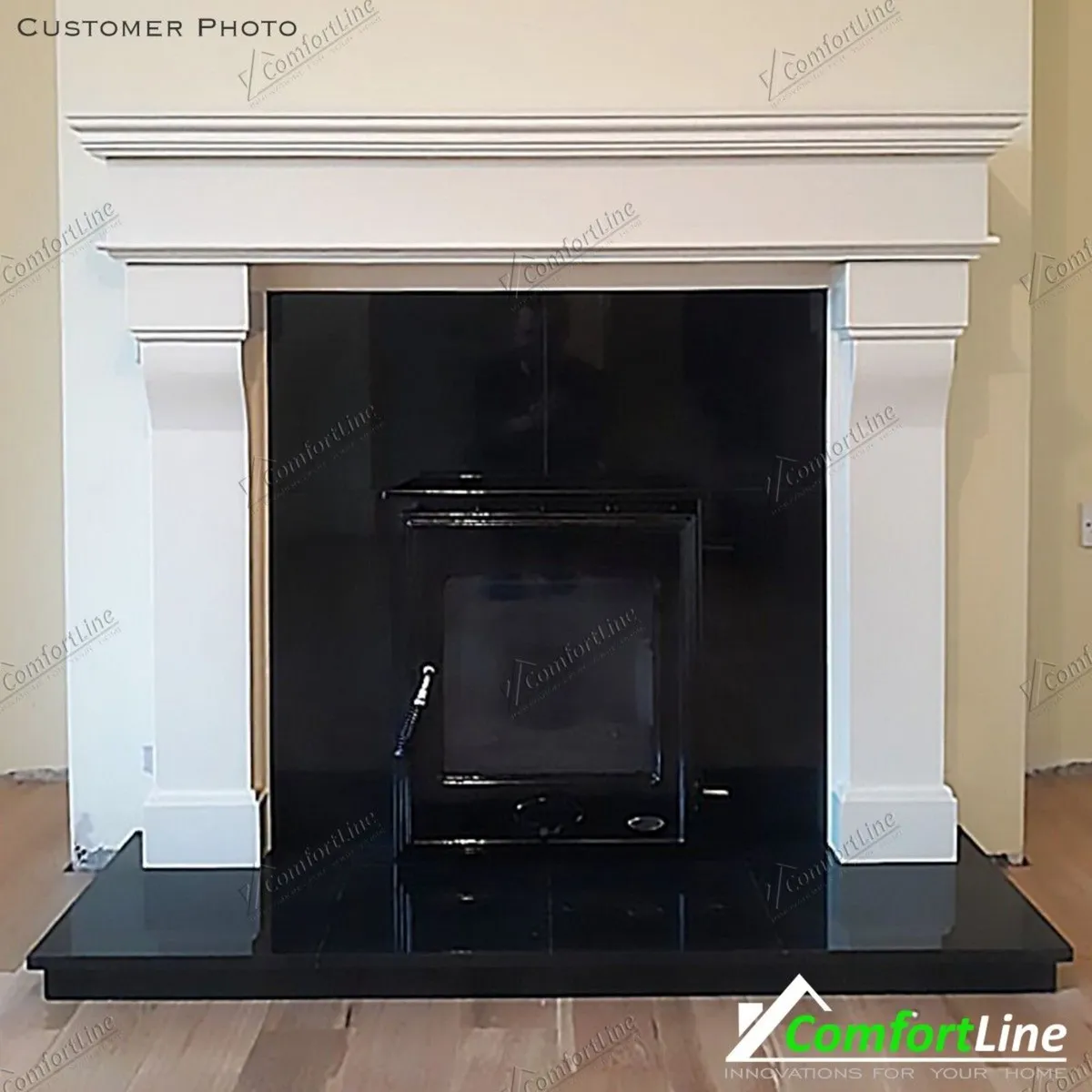 Exclusive Offer  Veneto Fireplace Set, Inset stove - Image 2
