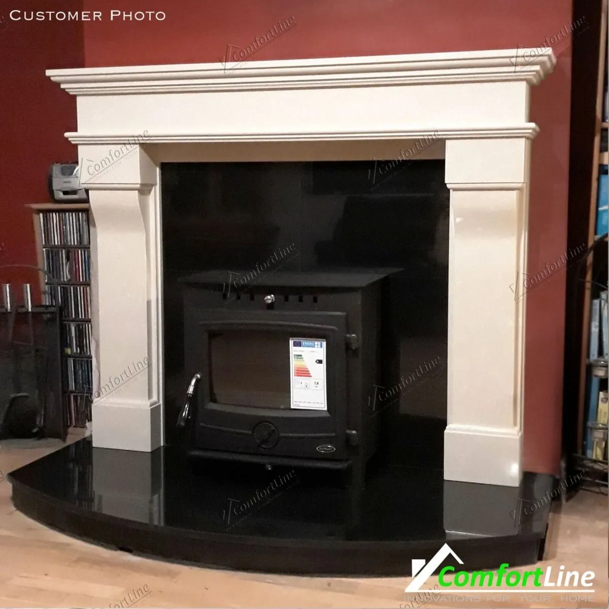 Exclusive Offer  Veneto Fireplace Set, Inset stove - Image 4
