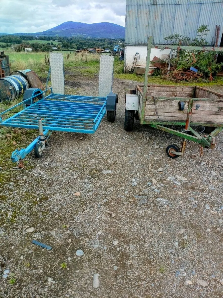 Two Trailers&2drums hyd oil - Image 1