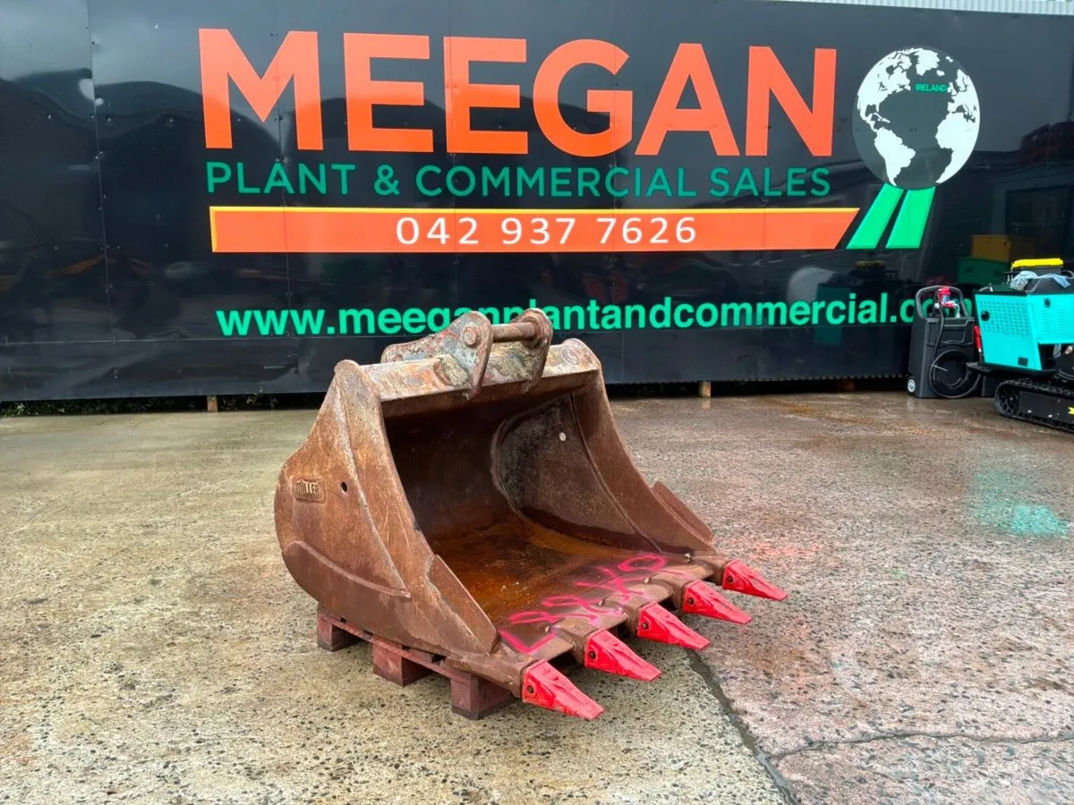 48" Miller digging bucket...new teeth...65mm pins. - Image 1