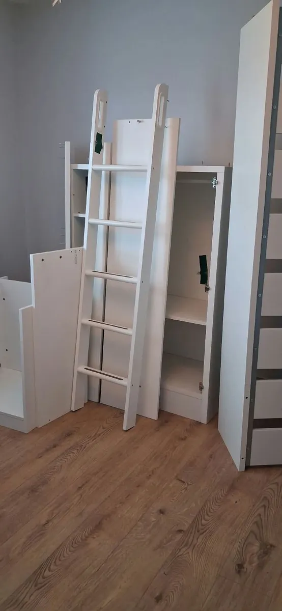 IKEA Smastad Loft Bed with frame and desk - Image 2