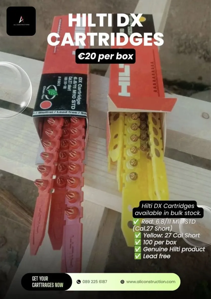 Hilti DX Cartridges - Image 1