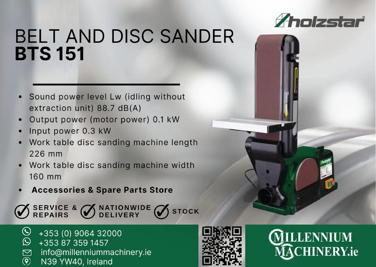 Holzstar BTS 151 Belt & Disc Sander - Image 1