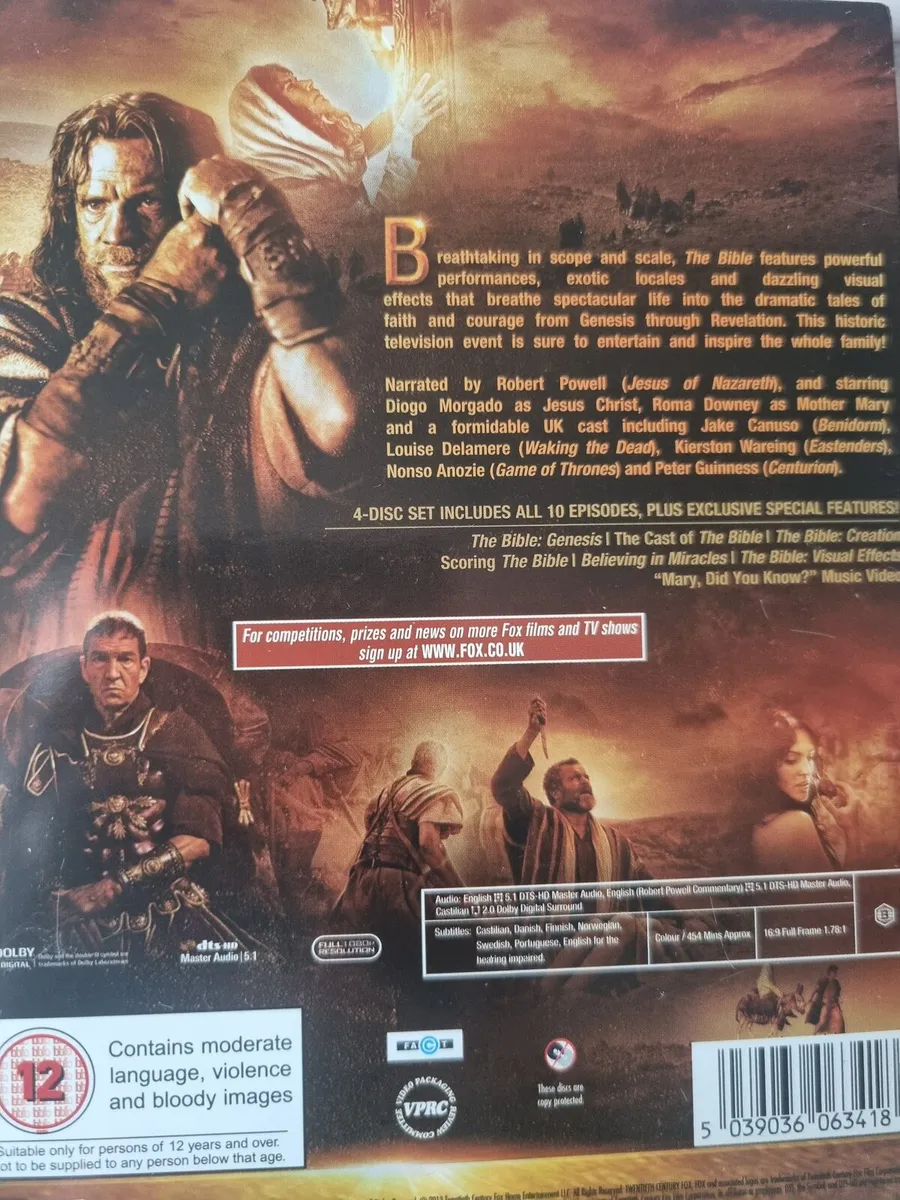 The Bible Complete Mini Series Blu-ray - Image 2