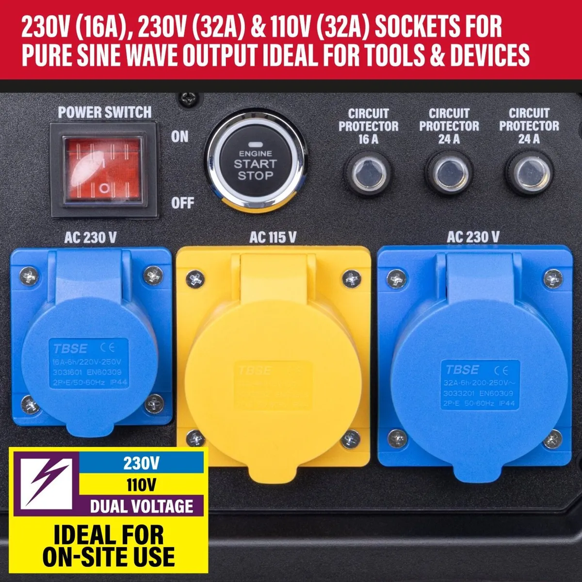 SIP ISG5800 Digital Inverter Petrol Generator - Image 3