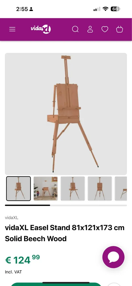 Tabletop wooden for painting new - Image 1