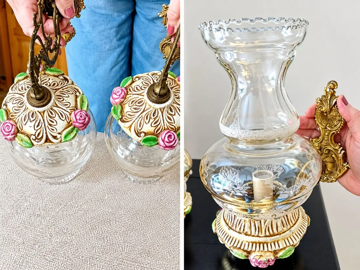 Vintage 3-Piece Lighting Set - Image 3