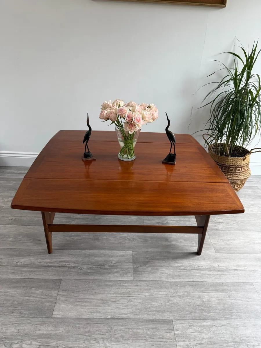 Mid Century Drop Leaf Coffee Table - Image 1
