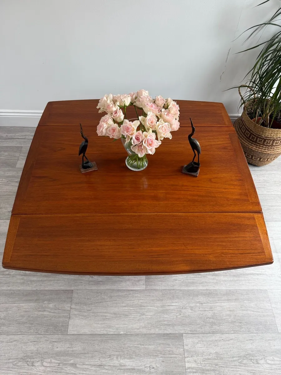 Mid Century Drop Leaf Coffee Table - Image 2