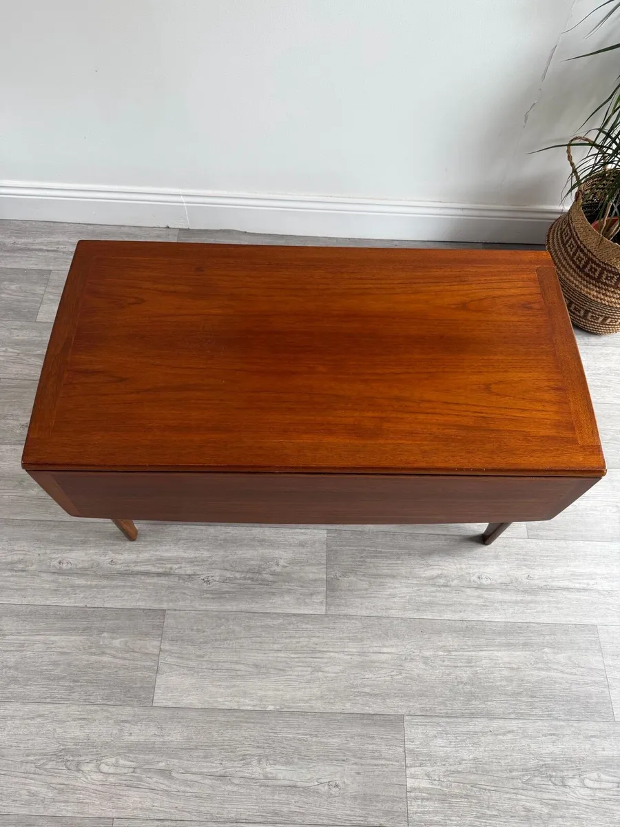 Mid Century Drop Leaf Coffee Table - Image 4