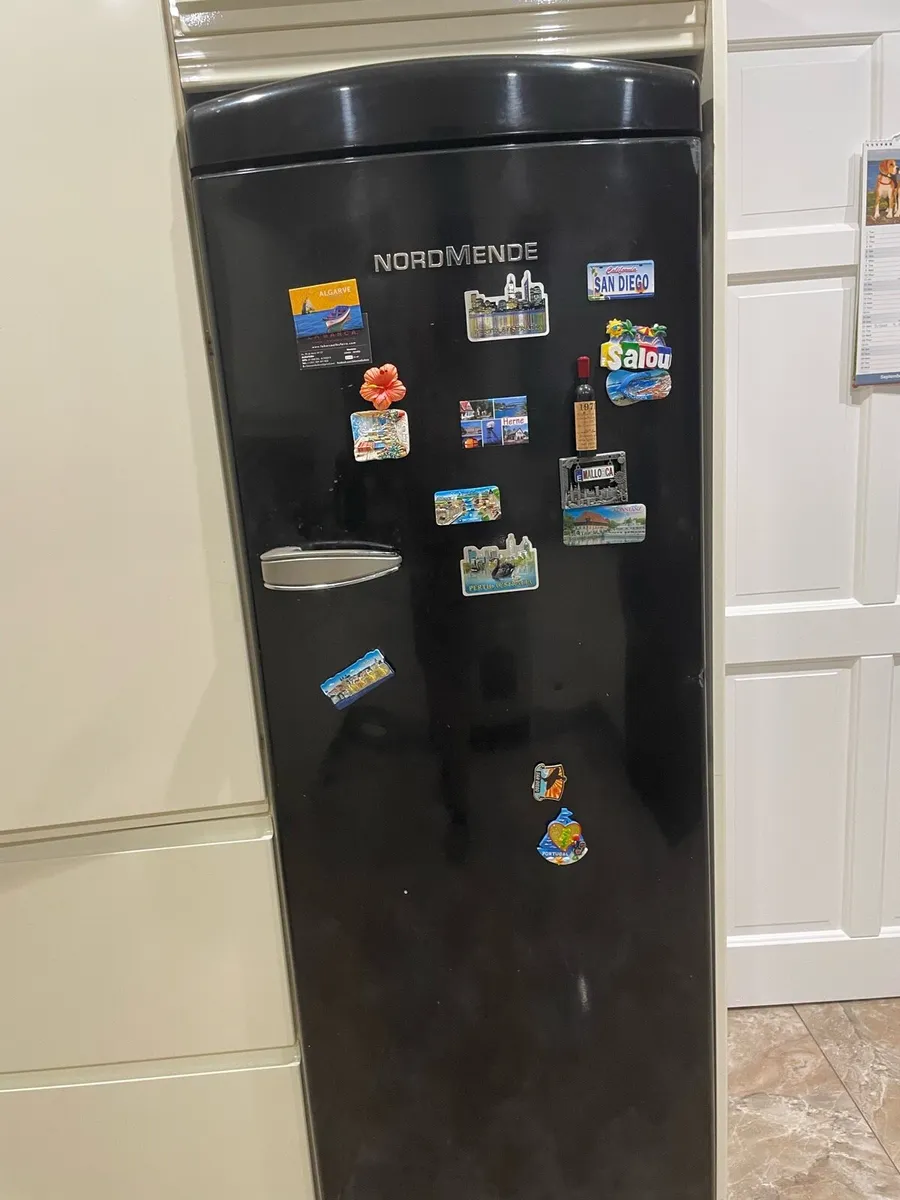Black fridge - Image 1