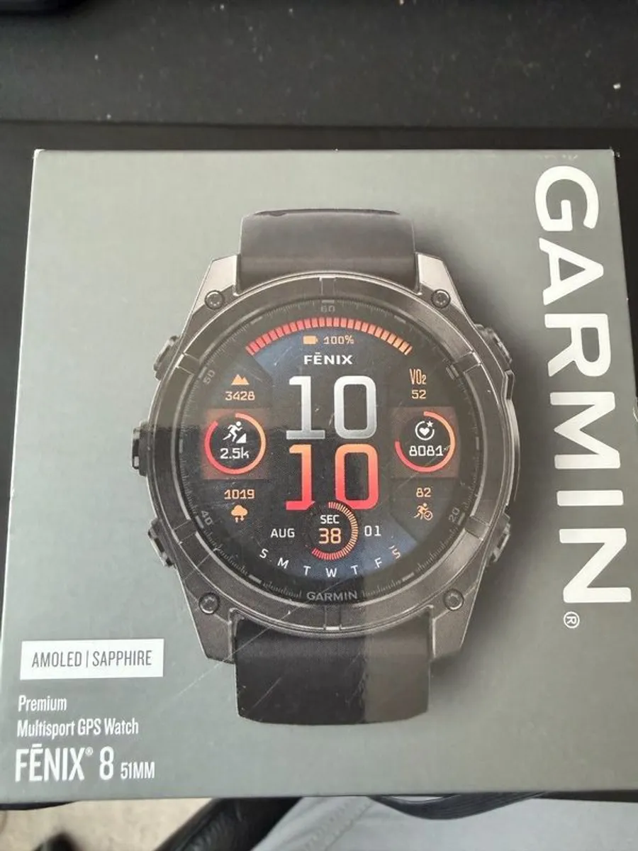 Garmin Fenix 8 - 51 mm AMOLED Sapphire - Image 1
