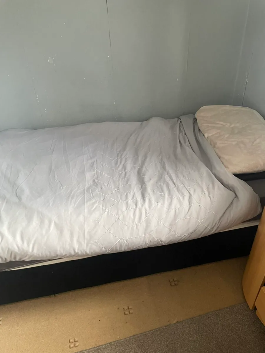 Single Bed Frame with Mattress - Image 1